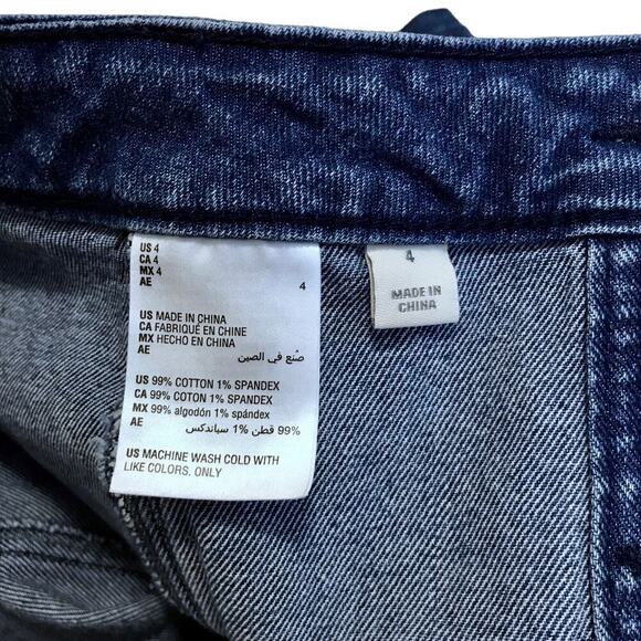 Style & Co NWT Medium Wash Mini Jean Skirt Women 4 - Picture 15 of 16